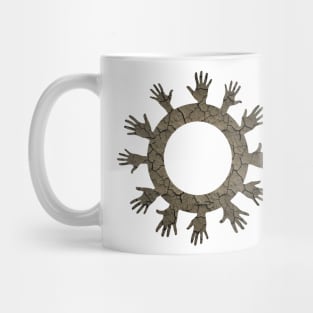 Hands in a circle Mug